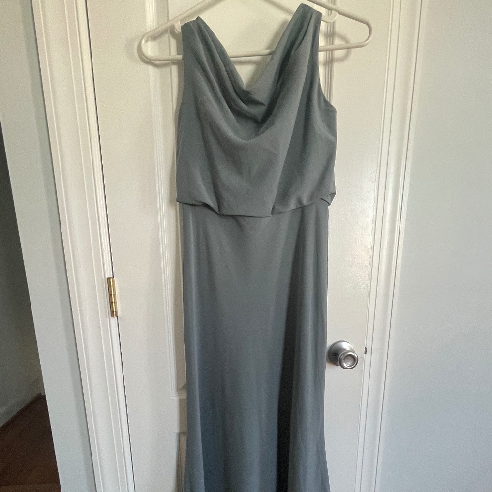 Jenny Yoo Dusty Blue Bridesmaid Dress